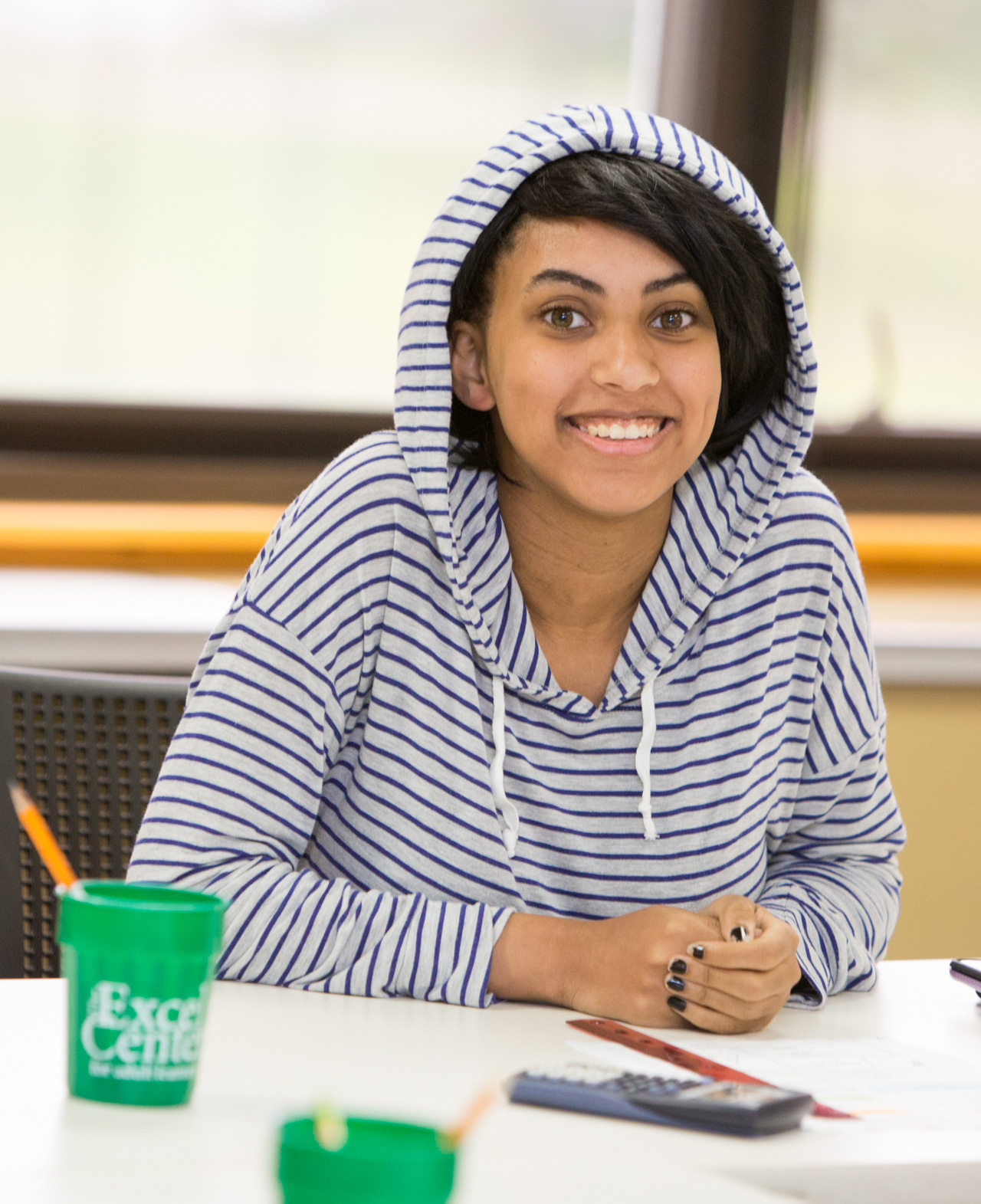 Successful student of the Excel Center